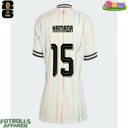 Japan Daichi Kamada #15 Bortatröja Kvinnor VM 2026 Kortärmad